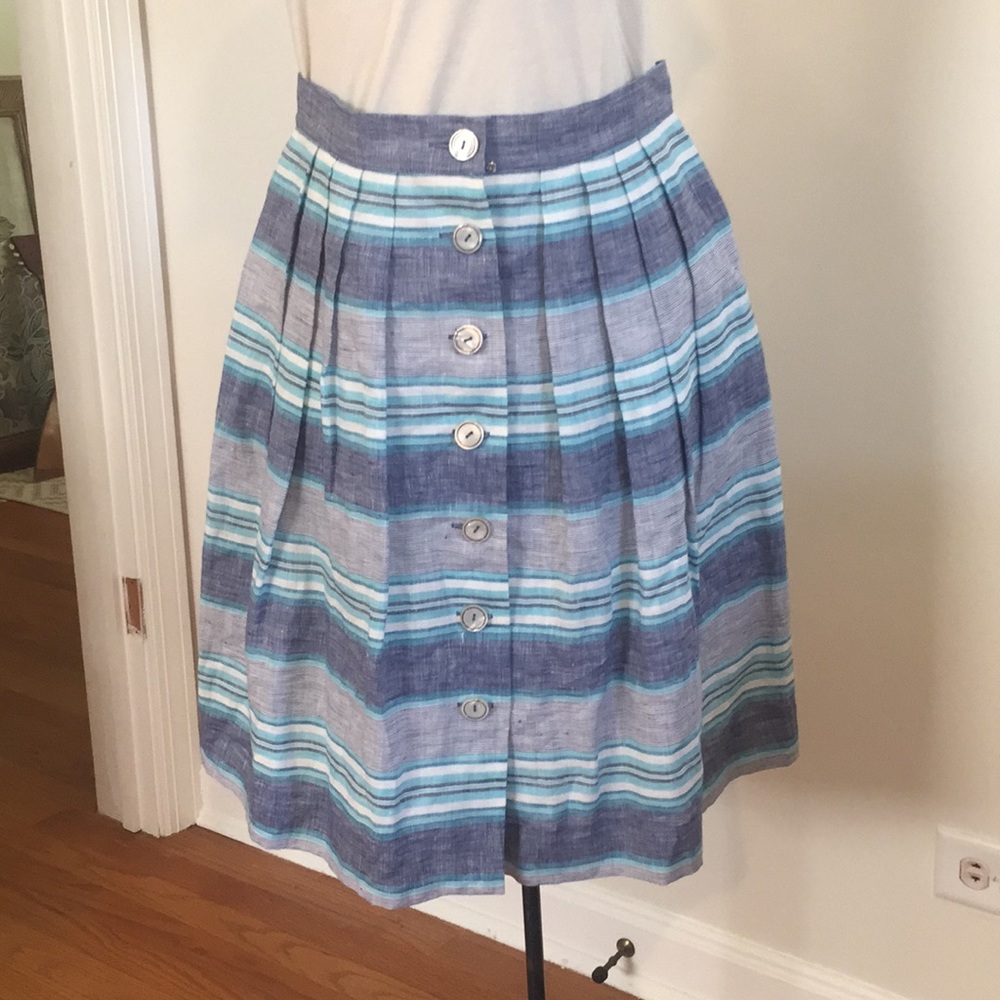 Brooks Brothers Linen Skirt